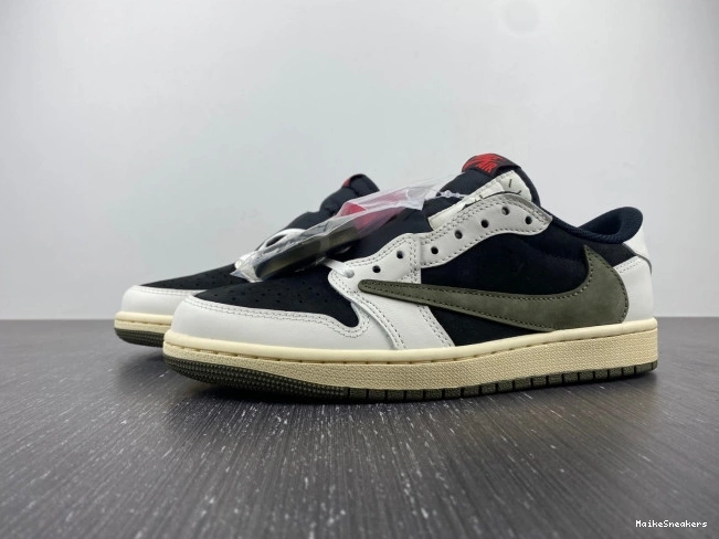 MaikeSneakers Olive 1 Low x Scott Air WMNS Travis OG Jordan DZ4137-106 0809